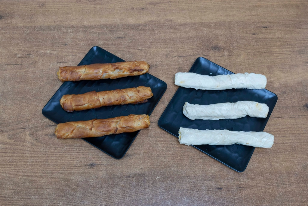Dondurulmuş Kıymalı Rulo Börek